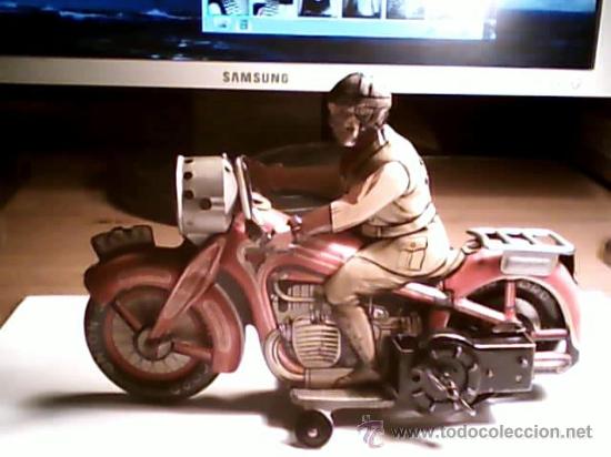 Juguetes antiguos de hojalata: arnold MOTO ARNOLD 643 Y FUNCIONANDO - Foto 1