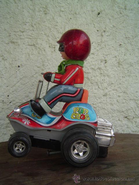 Juguetes antiguos de hojalata: COCHE CROS DE EGE - Foto 4
