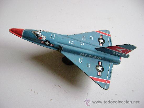 Juguetes antiguos de hojalata: AVION JET PLANE.PLAYME . - Foto 1