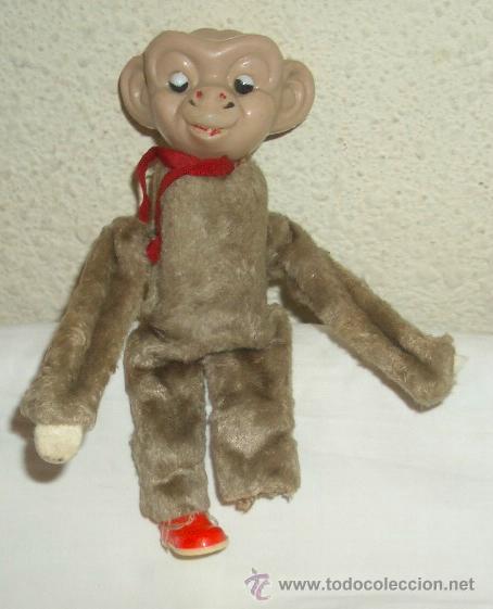 Juguetes antiguos de hojalata: MONITO ALEM&Aacute;N?,A CUERDA,PRINCIPIO DE LOS 60 - Foto 1
