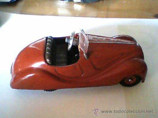 Juguetes antiguos de hojalata: SCHUCO COCHE AKUSTICO 202 FUNCIONANDO - Foto 1