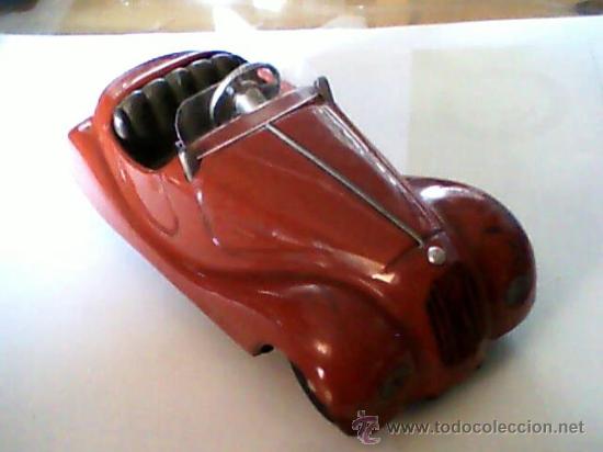 Juguetes antiguos de hojalata: SCHUCO COCHE AKUSTICO 202 FUNCIONANDO - Foto 2