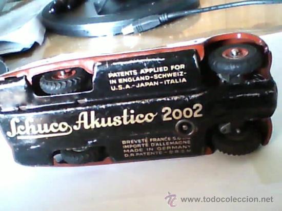 Juguetes antiguos de hojalata: SCHUCO COCHE AKUSTICO 202 FUNCIONANDO - Foto 4