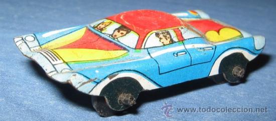 Juguetes antiguos de hojalata: COCHE EN MINIATURA, DE LATA - Foto 1