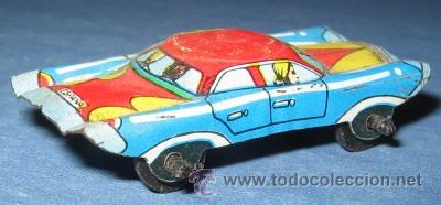 Juguetes antiguos de hojalata: COCHE EN MINIATURA, DE LATA - Foto 2