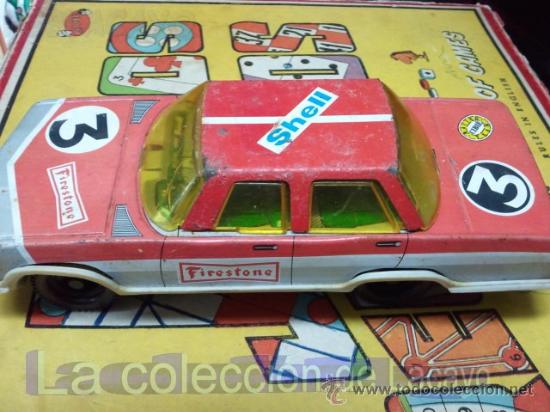 Juguetes antiguos de hojalata: COCHE DE CARRERAS DE CHAPA PAYVA - Foto 1