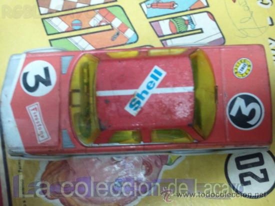 Juguetes antiguos de hojalata: COCHE DE CARRERAS DE CHAPA PAYVA - Foto 5