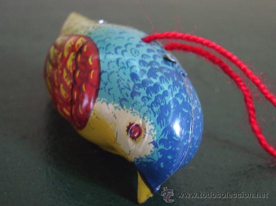 Juguetes antiguos de hojalata: PAJARITO  PAYA . IBI . - Foto 1