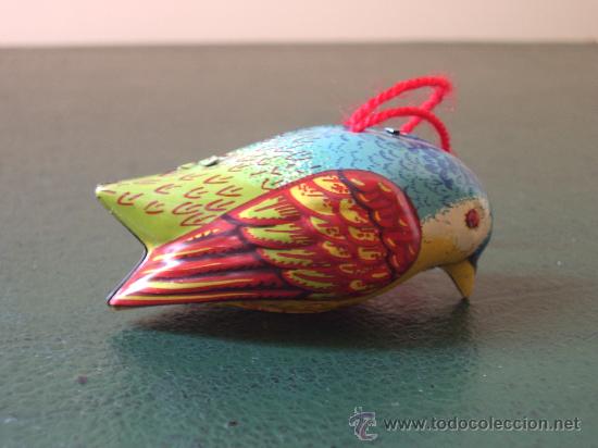 Juguetes antiguos de hojalata: PAJARITO  PAYA . IBI . - Foto 2