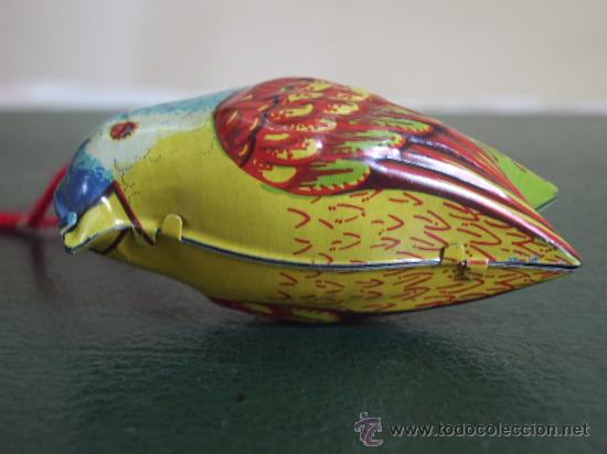 Juguetes antiguos de hojalata: PAJARITO  PAYA . IBI . - Foto 3