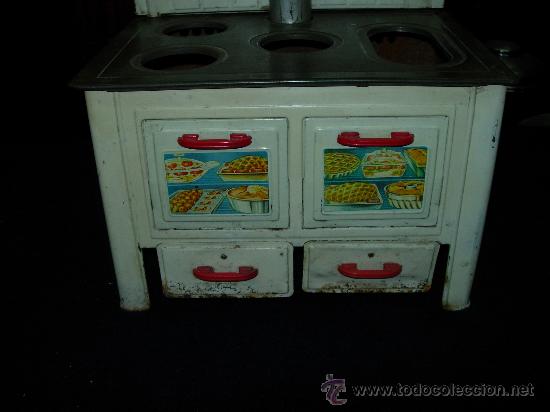 Juguetes antiguos de hojalata: Cocina de Juguete - Foto 10