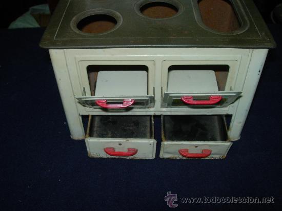 Juguetes antiguos de hojalata: Cocina de Juguete - Foto 9