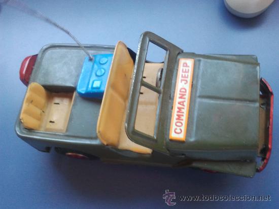 Juguetes antiguos de hojalata: jeep command jeep japones  para piezas - Foto 1
