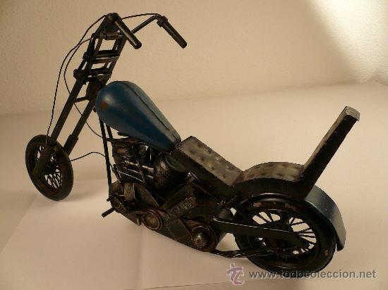 Juguetes antiguos de hojalata: MOTO DE HOJALATA - Foto 10