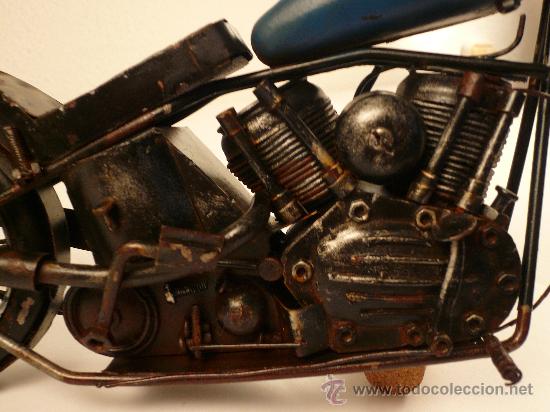 Juguetes antiguos de hojalata: MOTO DE HOJALATA - Foto 2