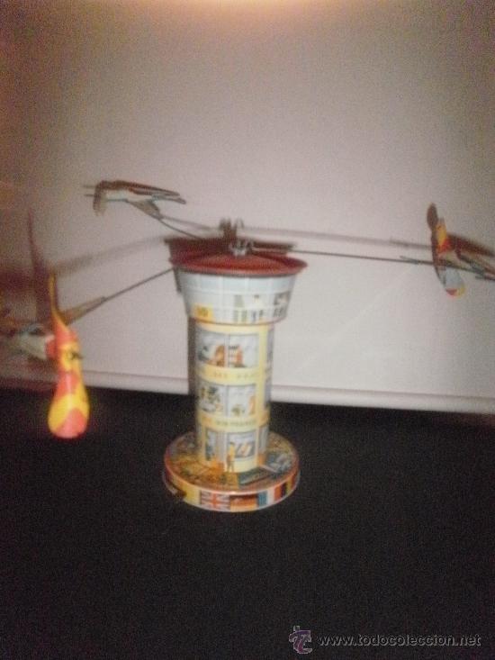 Juguetes antiguos de hojalata: TORRE DE CONTROL - Foto 2