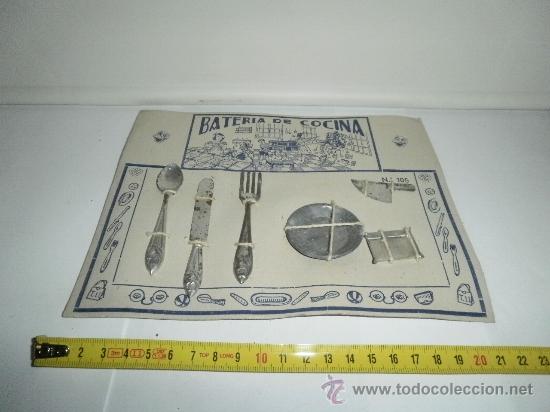 Juguetes antiguos de hojalata: BLISTER DE COCINA - Foto 1