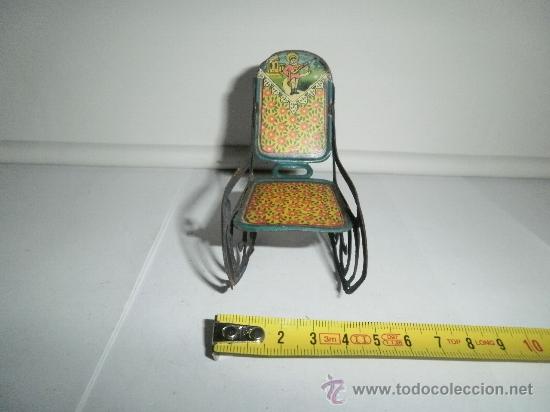 Juguetes antiguos de hojalata: PRECIOSA MECEDORA - Foto 1