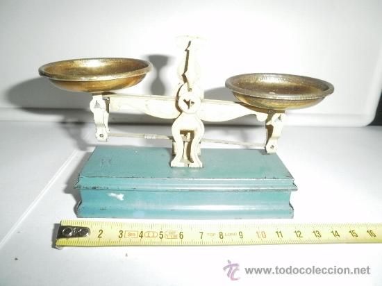 Juguetes antiguos de hojalata: PRECIOSA BALANZA - Foto 3