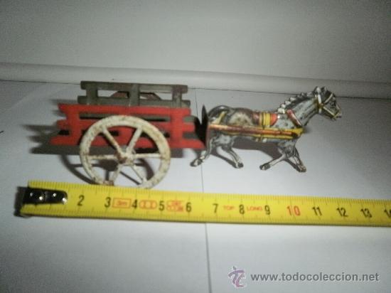 Juguetes antiguos de hojalata: CARRETA MADE IN ITALY - Foto 1