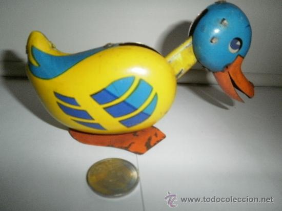 Juguetes antiguos de hojalata: PATO - Foto 1