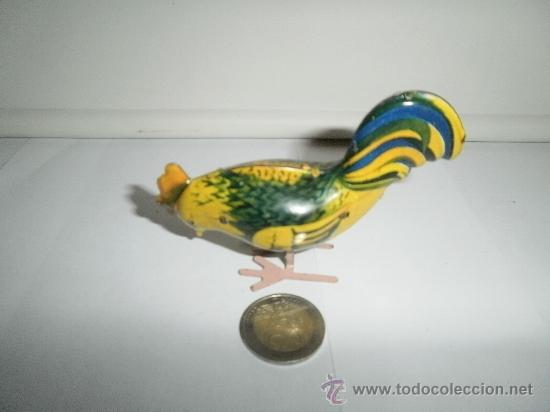 Juguetes antiguos de hojalata: GALLINA - Foto 2
