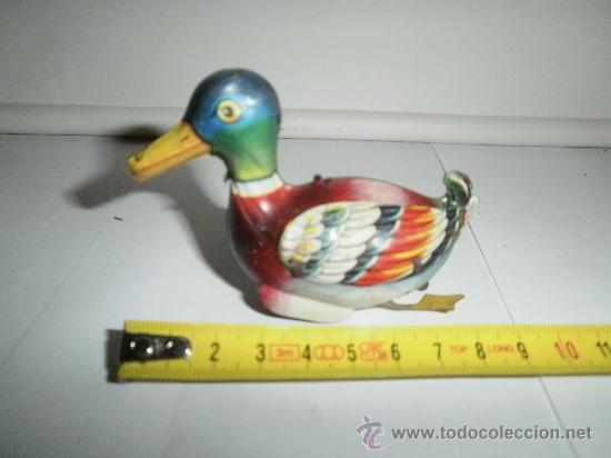 Juguetes antiguos de hojalata: PRECIOSO PATO  GERMANY - Foto 3