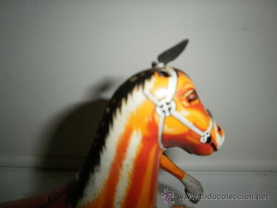 Juguetes antiguos de hojalata: CABALLO MADE IN JAPAN - Foto 3
