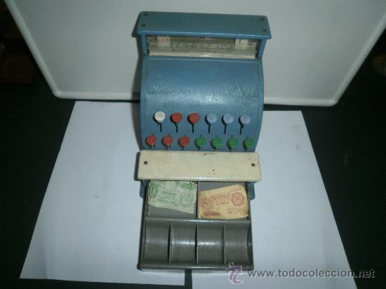 Juguetes antiguos de hojalata: CAJA REGISTRADORA (MADE IN ENGLAND) MARCA CODEG - Foto 3