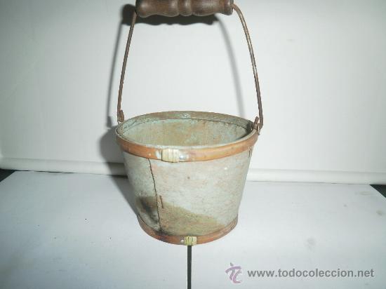 Juguetes antiguos de hojalata: CUBO DE MADERA - Foto 3