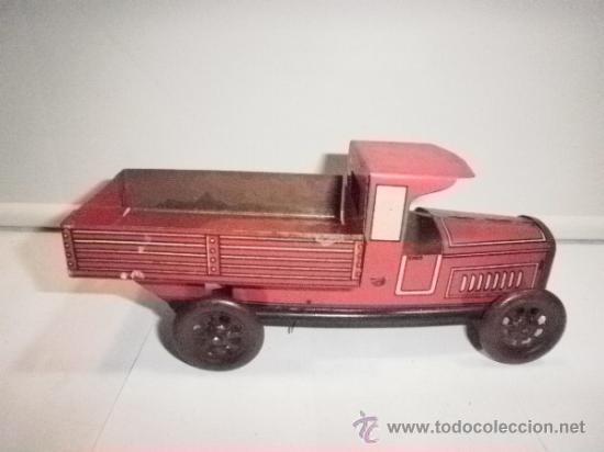 Juguetes antiguos de hojalata: CAMIONETA  DE RICO  () - Foto 1