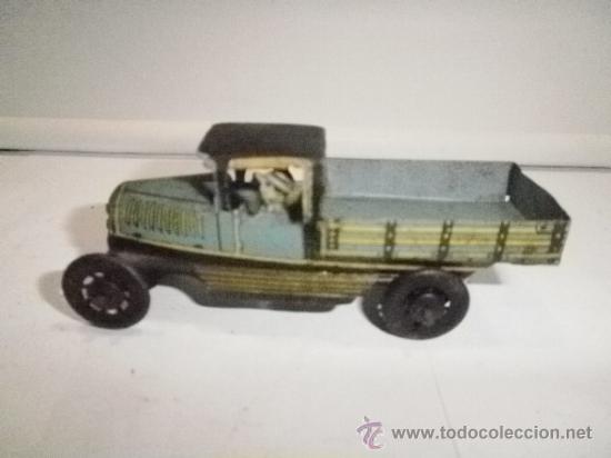 Juguetes antiguos de hojalata: CAMIONERA DE PAYA  EN - Foto 1