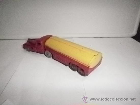Juguetes antiguos de hojalata: CAMION RICO CON REMOLQUE CISTERNA EN - Foto 5