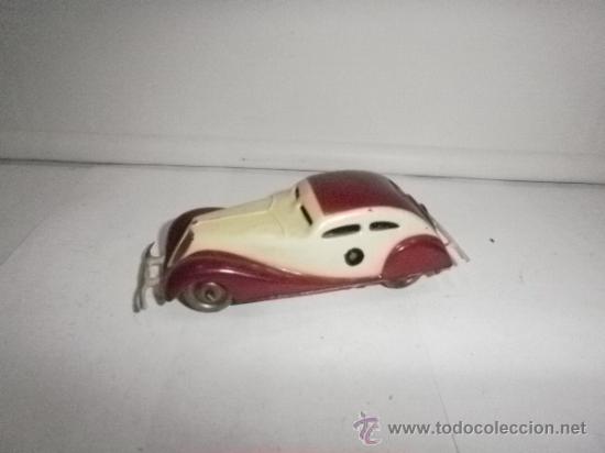 Juguetes antiguos de hojalata: COCHE DE RICO  PERFECTISIMO ESTADO - Foto 3