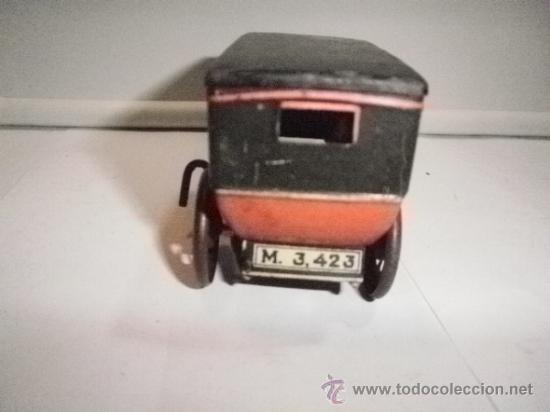Juguetes antiguos de hojalata: TAXI DE RICO - Foto 4