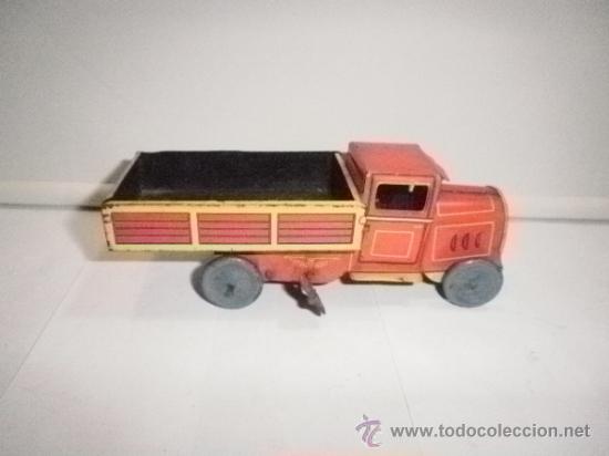 Juguetes antiguos de hojalata: CAMION P-235 - Foto 2
