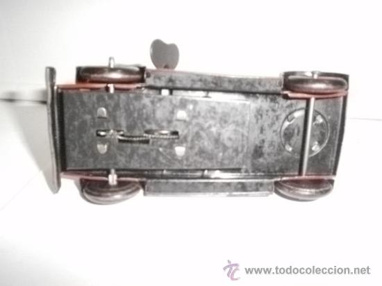 Juguetes antiguos de hojalata: CAMIONETA DE BOMBEROS - Foto 5