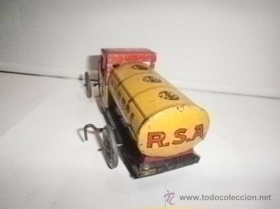 Juguetes antiguos de hojalata: CAMION CAMPSA DE  RICO  EN - Foto 3