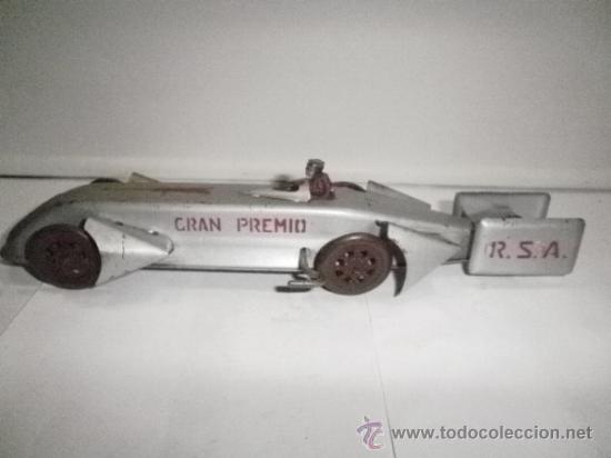 Juguetes antiguos de hojalata: FLECHA DE PLATA DE RICO - Foto 2