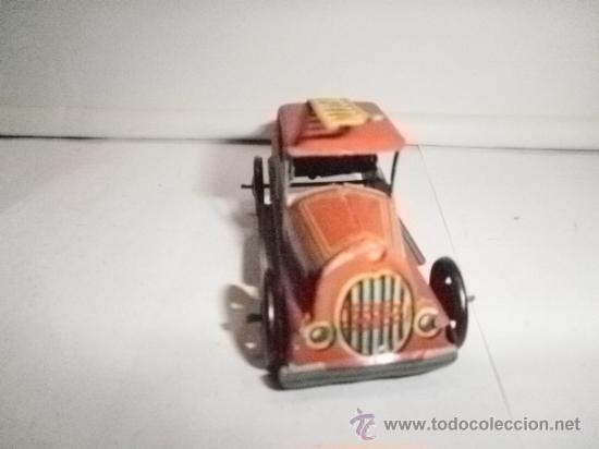 Juguetes antiguos de hojalata: COCHE BOMBEROS  DE PAYA  EN - Foto 3