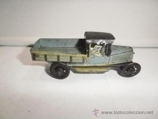 Juguetes antiguos de hojalata: CAMIONERA DE PAYA  EN - Foto 2