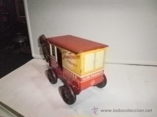 Juguetes antiguos de hojalata: CARRETA CON CABALLO MARX - - Foto 3
