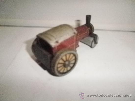 Juguetes antiguos de hojalata: APISONADORA MADE IN GRAN BRETA&Ntilde;A - Foto 2