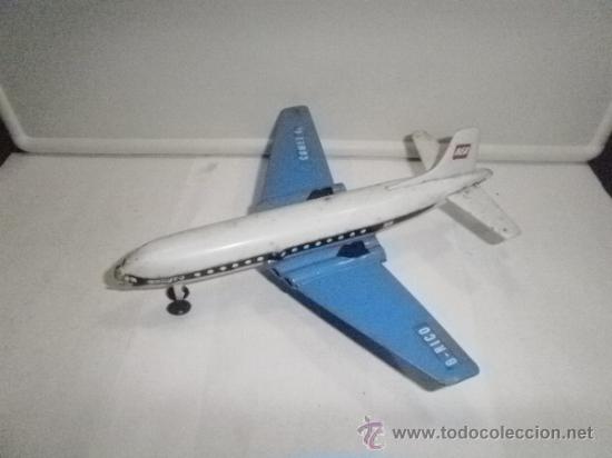 Juguetes antiguos de hojalata: AVION DE RICO - Foto 2