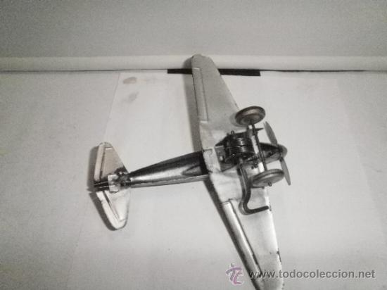 Juguetes antiguos de hojalata: AVION DE RICO N-160 - Foto 4