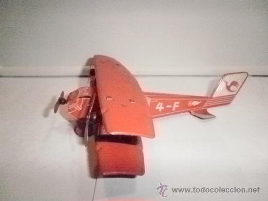 Juguetes antiguos de hojalata: AVION HOJALATA - Foto 3
