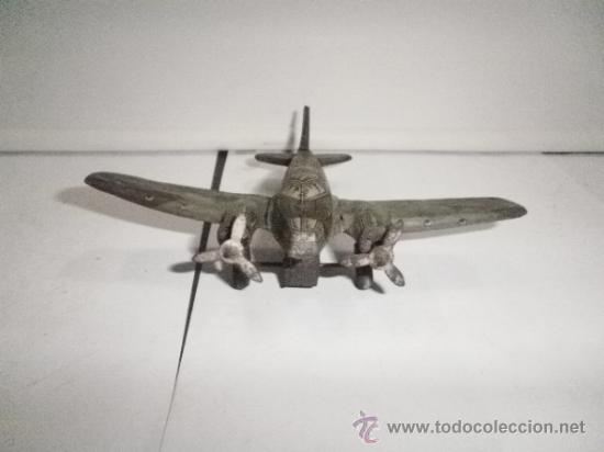 Juguetes antiguos de hojalata: AVION H 541 - Foto 2