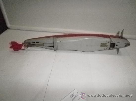 Juguetes antiguos de hojalata: PRECIOSO SUBMARINO DE SCHUCO - Foto 3