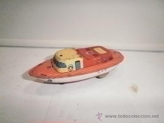 Juguetes antiguos de hojalata: LANCHA DE ARRASTRE - Foto 2