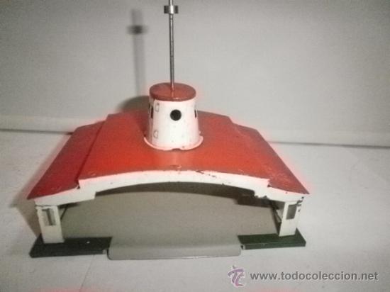 Juguetes antiguos de hojalata: ANGAR AVIONES DE PAYA - Foto 4